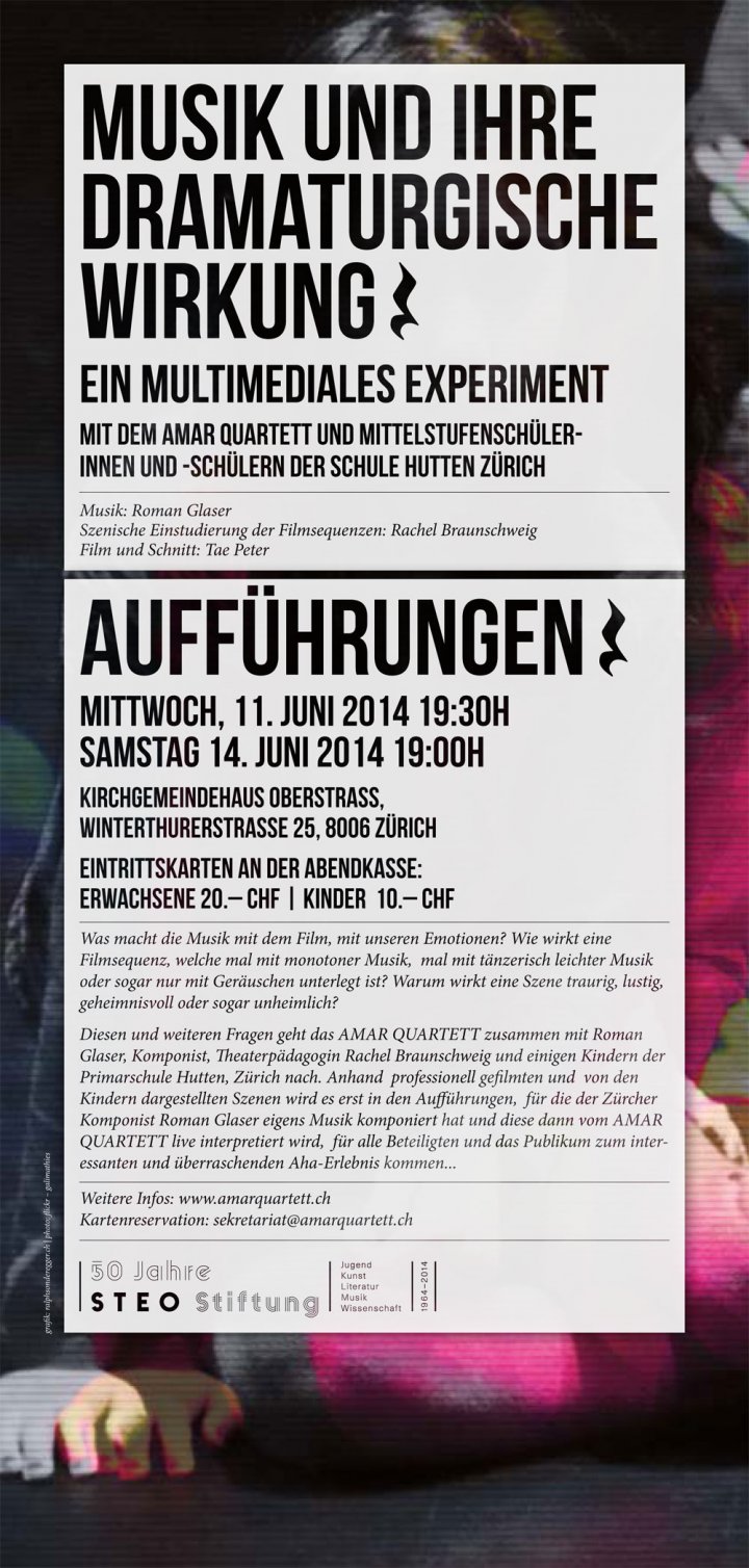 AMAR Quartett: Musik und ihre dramaturgische Wirkung - ein multimediales Experiment